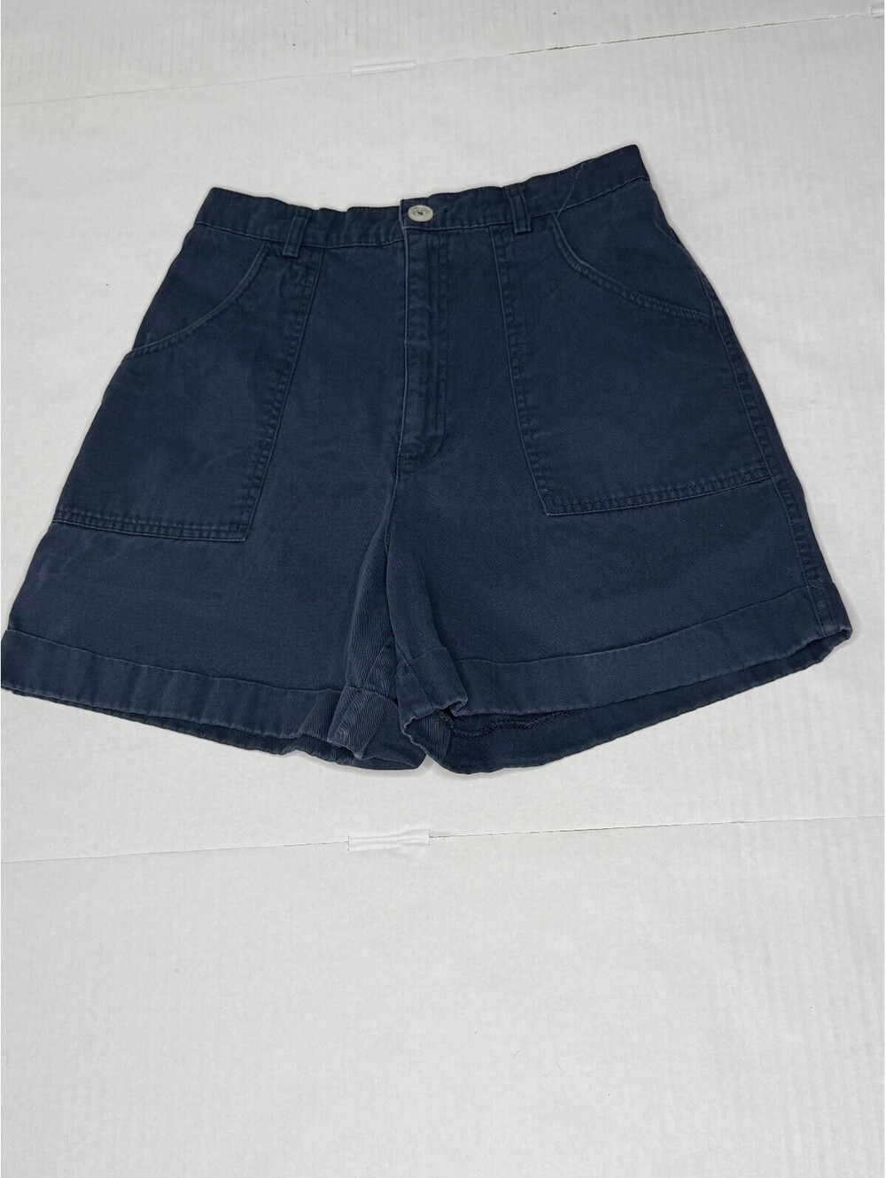 Basic Editions Women's Navy High-Waisted Shorts Size 8